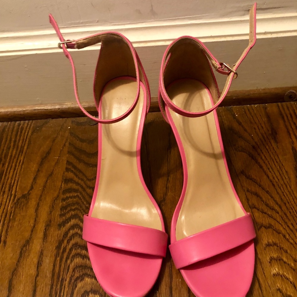 Hot pink heels